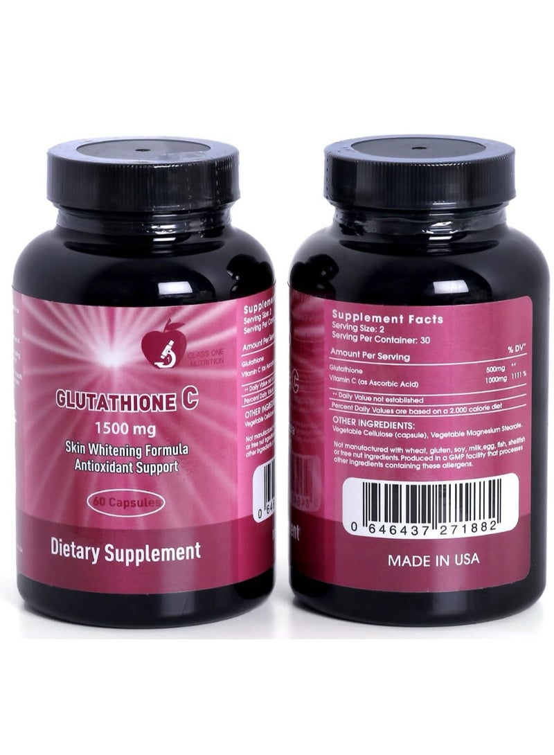 Classone Class One Glutathione C 1500MG 60 TAB - Image 2